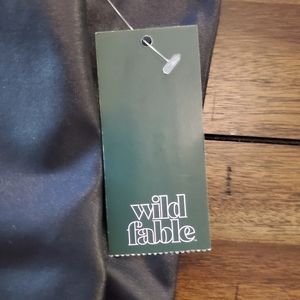 Wild and fable faux leather black leggings size small